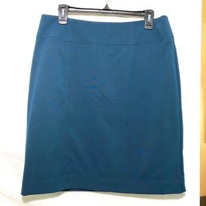 Worthington career skirt, NWOT, deep teal, size 12